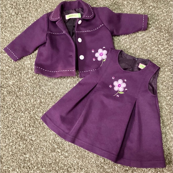 Jessy Frans dress and coat (kids). Like new - Picture 2 of 10
